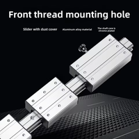 ZJDY LGB6-60-4UU Guides linéaires à double axe de freinage, composants de base à roulement verrouillable pour systèmes automatiques et machines à bois