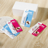 Colle à faux-cils adhésive de maquillage, 1 pièce, faux-cils clairs, blancs foncés, noirs, imperméables, outils de cosmétique