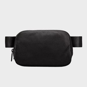 USA Warehouse 1L Waterproof Crossbody Waist Pouch Solid Smooth Strap Zipper Design Women Daily Sports Travel Fanny Bag - Product Image 1