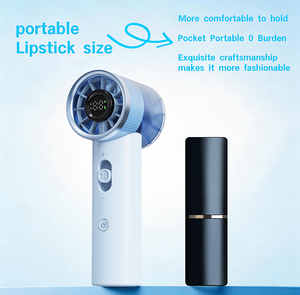 NEW Upgraded F32 Handheld <b>Fan</b> with LED Battery Display 15000RPM 1200mAh USB Rechargeable Portable <b>Mini</b> Pocket <b>Fan</b> for Outdoor - Product Image 1