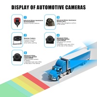 Sistema de Cámara de Visión Trasera para Automóvil y Camión, 1080P, 4 Canales, MDVR Móvil, 4G, GPS, Wifi, ADAS, DMS, BSD, Grabador de Video para Vehículo, Cámara de Tablero de 3 Canales