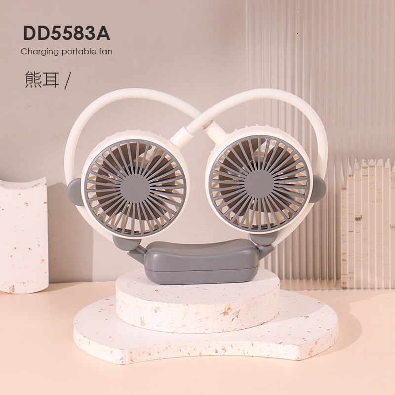 5583A Bear Neckband - White (Two Adjustable Settings)