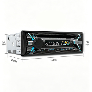 Reproductor de DVD para Auto Universal 1 Din en Oferta, con Bluetooth, Manos Libres, Radio FM, USB, Ranura para Tarjeta TF, Compatible con Reproducción de CD, VCD y MP4 para Todos los Vehículos - Product Image 1