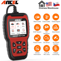 Ancel, AS500 OBD2 escáner OBD 2 motor lector de código OBD herramienta de diagnóstico del coche multilingüe actualización gratuita ODB2 de escáner