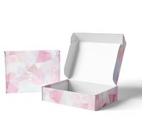 Boîtes d'expédition recyclables personnalisées, boîte de courrier en carton ondulé pour les petites entreprises, boîte de courrier pour emballer des cadeaux
