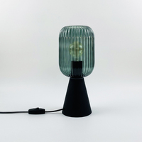 Lampes de nuit LED nordiques, lampe de table en verre et métal italien, lumière de bar, décoration romantique, lampe de bureau, abat-jour pour table de billard