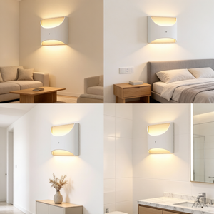 Lámpara de noche recargable portátil con sensor de microondas para pared - Product Image 6