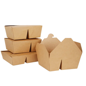 กล่องกระดาษกันน้ำสำหรับอาหารแบบนำกลับบ้าน ผลิตตามสั่งพิเศษเพื่อการส่งอาหารทางไกล ลดการรั่วไหลของของเหลว - Product Image 4