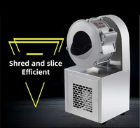 Mini Desktop Automatische Groentesnijmachine Commerciële Wortel Gembersnijder Multifunctionele Elektrische Aardappel Shredder Snijmachine