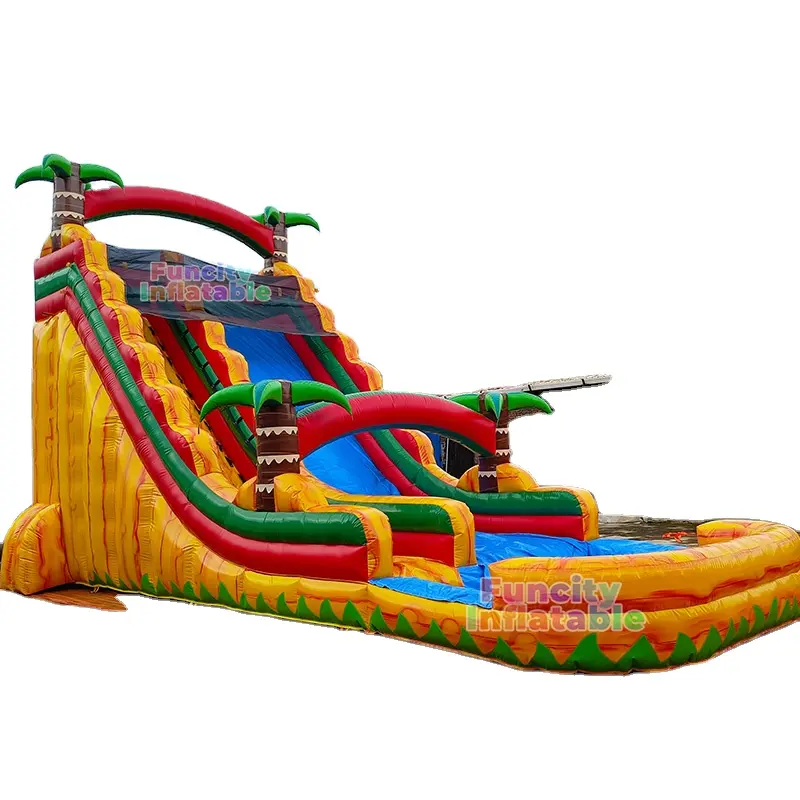 Outdoor Custom 22ft Inflatable Slide Commercial Rental Business Backyard use Water slide Inflatable Kids