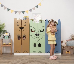 Estantería de madera moderna y cómoda para niños, armario <span class=keywords><strong>Montessori</strong></span> seguro para dormitorio, sala de estar, escuela o centro comercial para niños pequeños - Product Image 1