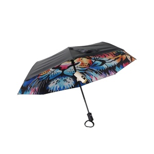 Portable Golf <b>Umbrella</b> Fan Clip Cooling Device Rechargeable Five Speed Adjustable Mini Cooler Auto Open Windproof Outdoor Travel - Product Image 2