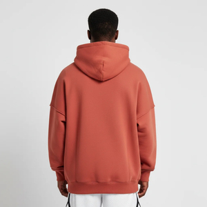 Sweat à capuche unisexe OEM de style hivernal, coupe classique, 100 % polyester polaire, délavé à l'acide, brodé, écologique, de haute qualité - Product Image 2