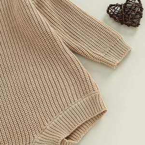 Tutina 100% cotone oversize maglione pagliaccetto per <span class=keywords><strong>bambina</strong></span> in maglia felpa - Product Image 6