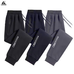 Men <b>Tight</b> Sport Leggings Gym Wear Elastic <b>Thin</b> Fitness Leggings Breathable Cropped Leggings For Men - Product Image 3