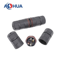 M20 L Tipo 4 Pin Exterior IP68 Tipo de tornillo Conector de cable de alimentación impermeable para iluminación LED