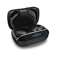 T12 earbud nirkabel 5.4 TWS tahan air IPX7, earbud nirkabel tanpa penghilang kebisingan Stereo AI 3D sentuh untuk bermain game