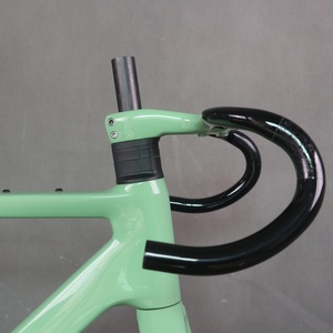 Full Carbon Fiber T1000 Custom Green <b>Paint</b> Internal Cable Disc Gravel Bike <b>Frame</b> GR048 Tire 700X50C - Product Image 2