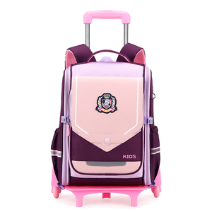 Nueva <span class=keywords><strong>Mochila</strong></span> <span class=keywords><strong>Escolar</strong></span> Impermeable de Oxford de 16 Pulgadas de Buena Calidad con Ruedas <span class=keywords><strong>para</strong></span> Estudiantes de Primaria y Secundaria - Product Image 3