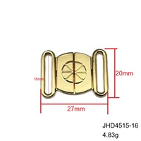 Fermoir personnalisable en forme de fleur pour accessoire de natation à encliqueter sans chrome et nickel nouveau style accessoire de sous-vêtement