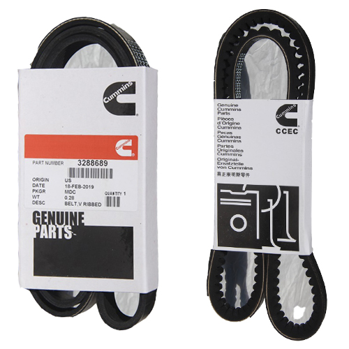 Diesel Engine Parts for Cummins Water Pump Belt V Ribbed