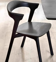 Ensemble Table et Chaises de Salle à Manger en Bois Massif, Style Urbain Nordique, Rectangulaire, pour Cuisine, Restaurant ou Salle à Manger