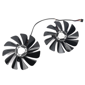 Ventilador de tarjeta gráfica, reemplazo de 95MM FDC10U12S9-C RX5600 RX5700 para <span class=keywords><strong>XFX</strong></span> RX <span class=keywords><strong>5600</strong></span> 5700 <span class=keywords><strong>XT</strong></span> RAW II, Enfriador de tarjeta de vídeo - Product Image 1