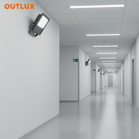 Projecteur LED extérieur ultra-mince Zhejiang pour bâtiment, lumière du jour 100W 150W 200W IP66, éclairage sportif de jardin
