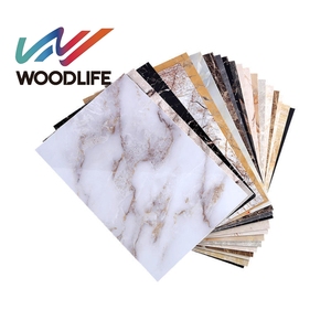Panneau mural SPC PVC pour salon, aspect marbre, surface imitation roche, décor imperméable, WPC Aku PVC, pierre polie, PVC marbre - Product Image 5