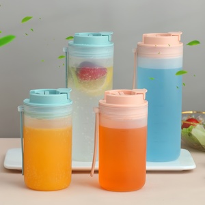 Botella de <span class=keywords><strong>Agua</strong></span> de Plástico con Pajita y Escala, Portátil, para Deportes al Aire Libre, para <span class=keywords><strong>Agua</strong></span>, Leche, a Prueba de Fugas, para Niños - Product Image 2