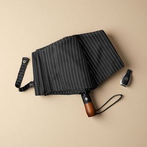 Parapluie promotionnel d'affaires pliant automatique en trois sections, personnalisé, arc-en-ciel, anti-UV, diamètre ouvert 130 cm, imperméable et coupe-vent, vente en gros - Product Image 3