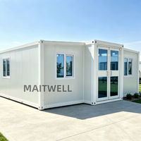 Maison Conteneur Préfabriquée Moderne 20ft/40ft – Maison Modulaire Pliable Transfrontalière pour Habitation Mobile
