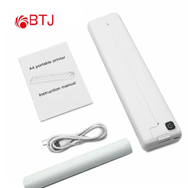 Desktop Photo Mini Handheld Portable Small A4 Label Printer for Home Office Blue Tooth Thermal Printer Mobile A4 Printer