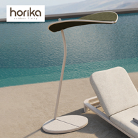 Chaise longue de luxe en aluminium Horika pour jardin extérieur au bord de la piscine Chaise longue de plage-pour hôtels et piscines