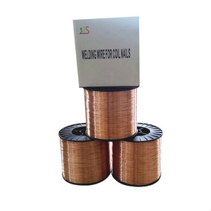 <strong>Copper</strong> 0.6/0.7/0.8mm Welding Wire 18kg/16kg Per Spool for Coil Nails Welding - Product Image 1
