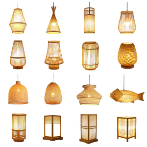 Natural Lampshades Rattan Handmade Woven Pendant <strong>Light</strong> Chandelier <strong>Ceiling</strong> Lighting Fixture Lamp <strong>Shade</strong> - Product Image 4