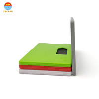 Carte en plastique dur ABS RFID bloquant le protecteur de carte de crédit anti-lecture Mini étiquette porte-carte RFID