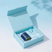 Boîte-cadeau de luxe en carton rigide personnalisée avec logo, pour poudre de thé matcha, fabriquée à partir de matériaux recyclés, avec fouet inclus