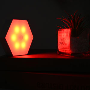 Luz Nocturna LED con Sensor de Movimiento, Luz Roja de 625~630nm, Diseño Minimalista, Sensor PIR+Luz, Uso en Interiores, Batería de 600mAh - Product Image 3