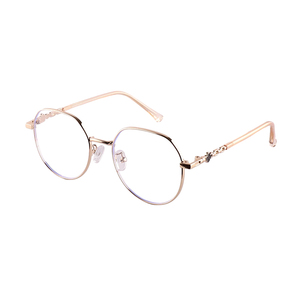 Marco de <span class=keywords><strong>gafas</strong></span> redondas Marcos ópticos <span class=keywords><strong>Gafas</strong></span> de lectura para damas para proteger los ojos de la pantalla del <span class=keywords><strong>ordenador</strong></span> - Product Image 6