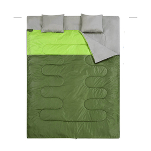 <span class=keywords><strong>Sac</strong></span> <span class=keywords><strong>de</strong></span> <span class=keywords><strong>couchage</strong></span> 3 saisons adulte à double enveloppe pour <span class=keywords><strong>2</strong></span> <span class=keywords><strong>personnes</strong></span> camping par temps froid Ultra large chaud rempli creux - Product Image 1