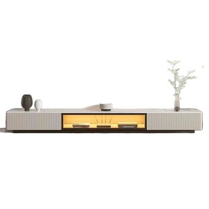 <span class=keywords><strong>Meuble</strong></span> <span class=keywords><strong>TV</strong></span> en bois massif de style nordique pour le rangement. Convient aux salons modernes avec des meubles <span class=keywords><strong>TV</strong></span> éclairés - Product Image 3