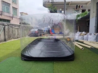 Usine en gros pliant transparent PVC gonflable couverture de stockage de voiture durable voiture bulle garage emballage abri tente