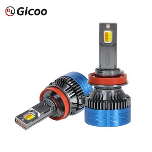 Nouvelles ampoules LED H4 H1 H3 H13 CSP pour voiture, 20000LM 140W, tricolores, ultra-lumineuses (6000K 4300K 3000K), compatibles H7 H11 9005 9006 5202 - Product Image 3