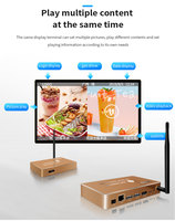 Vente en gros Full HD 1080P Mini réseau multimédia lecteur publicitaire Android Smart Box pour la signalisation numérique