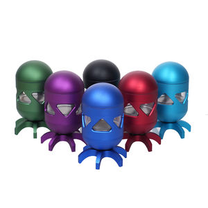 2025 venta al por mayor <span class=keywords><strong>de</strong></span> alta calidad eléctrica LED aluminio cohete hierba Metal humo molinillo <span class=keywords><strong>de</strong></span> mano logotipo personalizado caja <span class=keywords><strong>de</strong></span> regalo <span class=keywords><strong>de</strong></span> colores mezclados - Product Image 1