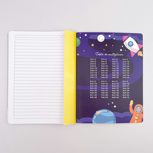 NO.24292 TAMAÑO: 175*235MM 100 HOJAS 55GSM Cuadrícula Cuadrada Cosido Cuadernos Libretas Cuaderno <span class=keywords><strong>Profesional</strong></span> 100 Hojas - Product Image 5