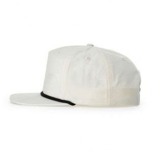 Gorra trucker Richardson 256 unisex de verano con parche tejido personalizado, sin estructura, de 5 paneles, con cierre snapback y cuerda. - Product Image 4