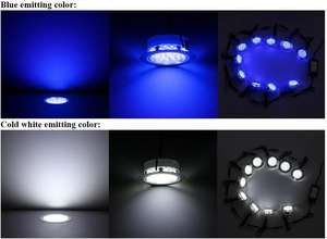 ชุดไฟสำหรับดาดฟ้า2W IP67กันน้ำได้โคมไฟตกแต่งพื้นกลางแจ้งในร่ม - Product Image 4