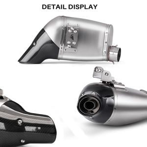 <span class=keywords><strong>Silencieux</strong></span> d'échappement pour moto, <span class=keywords><strong>silencieux</strong></span> d'échappement à enfiler pour Yamaha MT-09 <span class=keywords><strong>Mt09</strong></span> 2014-2020, tuyau de <span class=keywords><strong>silencieux</strong></span> d'échappement - Product Image 2